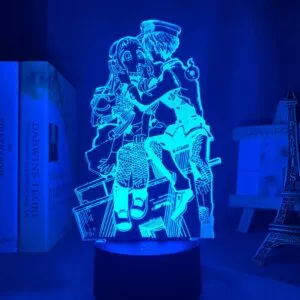 luminaria anime toilet bound hanako kun acrilico 3d lampada anime higienico Luminária Anime Attack on Titan levi ackerman acrílico lâmpada 3d hange zoe para decoração do quarto de casa luz criança presente zoe hange led noite luz anime