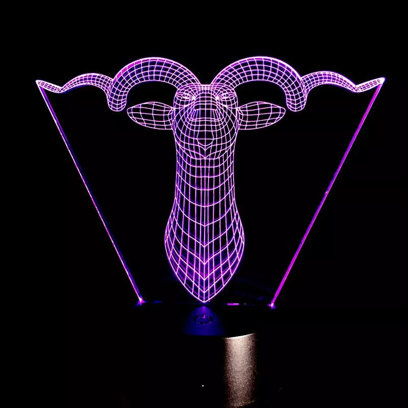 Luminária Antílope Cervo 26cm