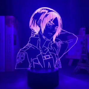 luminaria attack on titan acrilico 3d lampada ymir ataque em tita para casa Luminária 3d lâmpada anime angel of slaughter zack luz para decoração do quarto criança crianças presente de aniversário manga zack lâmpada anjo da matança