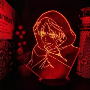 luminaria attack on titan eren jaeger 3d led anime nightlights lampada ataque titan Luminária Attack on Titan Shingeki no Kyojin Acrílico 3d lâmpada ataque em titã levi ackerman para decoração do quarto de casa luz presente da criança ataque em titã led night light anime