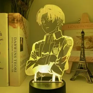 luminaria attack on titan lampada de mesa de acrilico anime ataque em tita para 1 Luminária Anime 3d lâmpada re zero starting life in another world led night light para decoração do quarto nightlight presente subaru natsuki neon luz