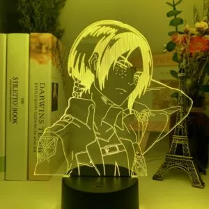 luminaria attack on titan shingeki no kyojin acrilico 3d lampada ymir ataque em 1 Luminária Saki yoshida conduziu a luz da noite para o quarto decoração presente nightlight anime lâmpada de mesa 3d saki yoshida