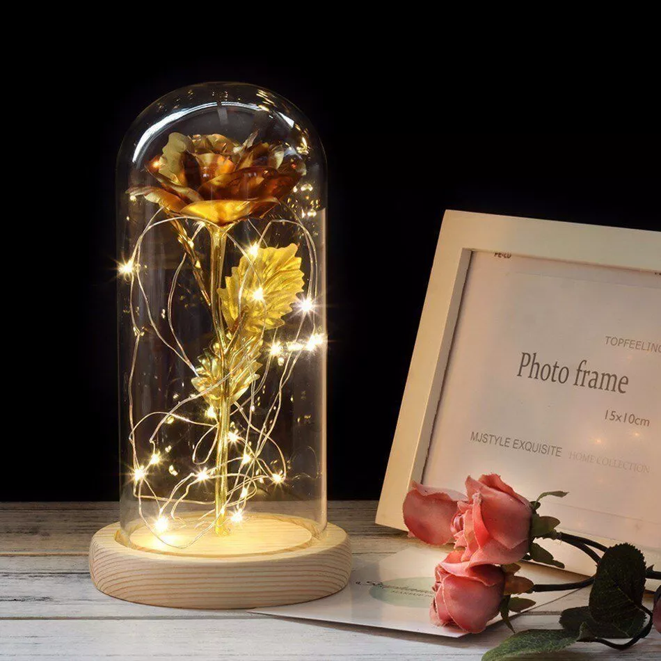 Luminária Bela e a Fera Rosa Amarelo