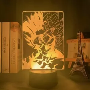 luminaria black clover 3d lampada anime preto trevo asta luz para criancas Luminária Tengen toppa gurren lagann kamina led night light para decoração do quarto colorido nightlight anime presente 3d lâmpada kamina gurren lagann