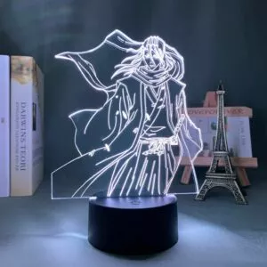 luminaria bleach 3d lampada byakuya kuchiki para decoracao do quarto nightlight Luminária Anime led night light berserk tripas para quarto deco presente colorido nightlight manga 3d lâmpada berserk tripas