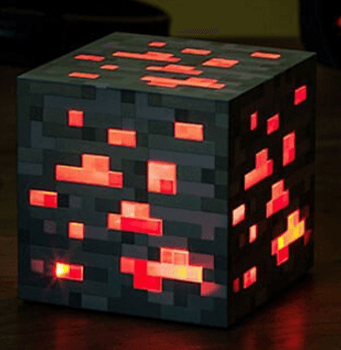 Luminária Cubo LED Minecraft