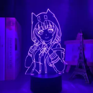 luminaria danganronpa chiaki nanami led night light lampada para decoracao do Luminária Anime led night light berserk tripas para quarto deco presente colorido nightlight manga 3d lâmpada berserk tripas