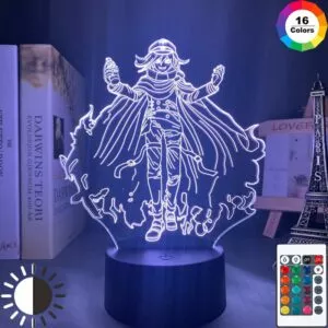 luminaria danganronpa kokichi oma conduziu a lampada de luz da noite para o quarto Luminária Danganronpa led night light junko enoshima lâmpada para decoração hoom crianças presente da criança de acrílico mesa 3d lâmpada junko enoshima