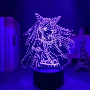 luminaria danganronpa led night light ibuki mioda lampada para decoracao do quarto Luminária One Piece 3d luz da noite macaco d luffy figura usb alimentado por bateria nightlight para crianças criança quarto decoração led night light uma peça presente