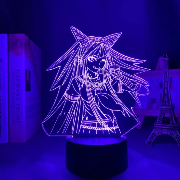 luminaria danganronpa led night light ibuki mioda lampada para decoracao do quarto Luminária Danganronpa led night light ibuki mioda lâmpada para decoração do quarto crianças presente danganronpa acrílico 3d lâmpada ibuki mioda