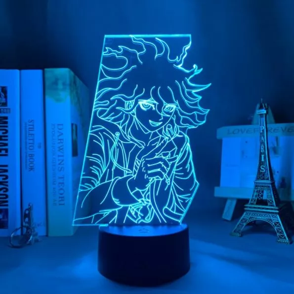 luminaria danganronpa v3 led night light nagito komaeda lampada para decoracao do Luminária Danganronpa v3 led night light nagito komaeda lâmpada para decoração do quarto crianças presente danganronpa v3 acrílico lâmpada de néon nagito komaeda