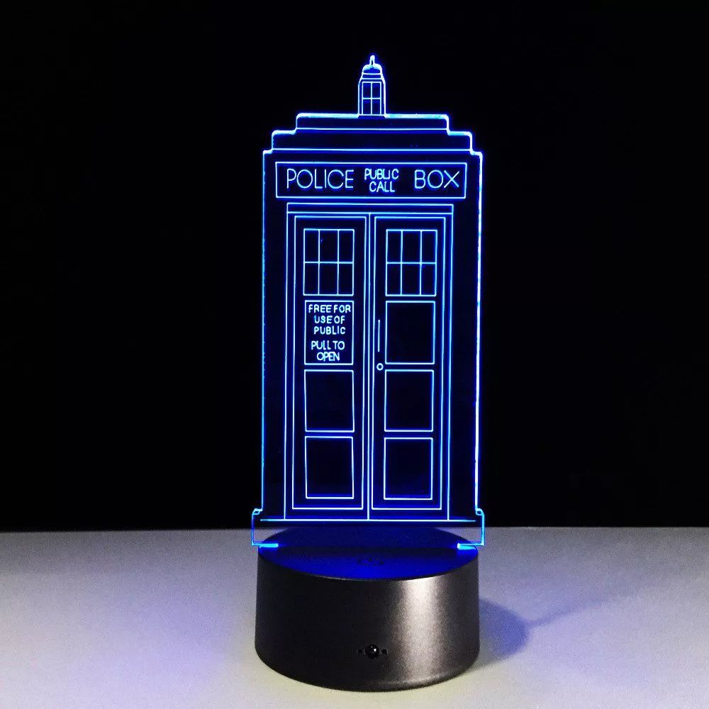 luminaria doctor who tardis 26cm Divulgada nova imagem para novo Doctor Who.