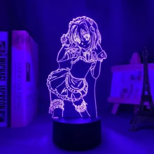 luminaria dxd koneko toujou led night light para decoracao do quarto nightlight Luminária Kaguya-sama love is war chika fujiwara led night light para casa decoração do quarto nightlight anime presente mesa 3d lâmpada chika fujiwara