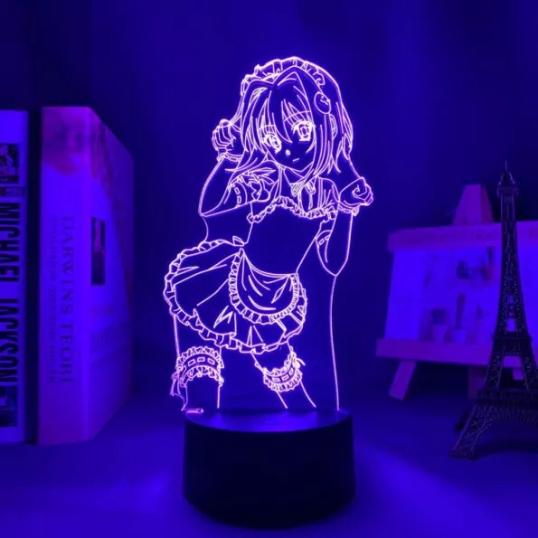 luminaria dxd koneko toujou led night light para decoracao do quarto nightlight Luminária Dxd koneko toujou led night light para decoração do quarto nightlight presente de aniversário anime 3d lâmpada koneko toujou high school dxd