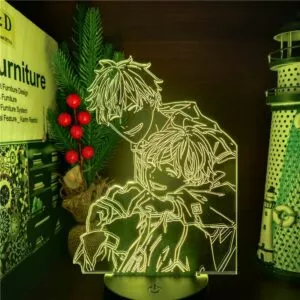 luminaria given mafuyu and uenoyama anime led anime lampada 3d nightlights 7 cor Luminária Attack on Titan anime shingeki kyojin 3d lâmpada armin arlert luz para decoração do quarto crianças presente ataque em titan led night light armin arlert