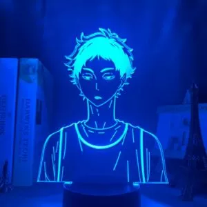 luminaria haikyuu keiji akaashi led night light lampada para decoracao do quarto Luminária Anime led night light berserk tripas para quarto deco presente colorido nightlight manga 3d lâmpada berserk tripas