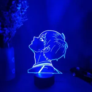 luminaria haikyuu legal 3d ilusao noite lampada decoracao da sala de casa para Cachecol Anime jojo's bizarre adventure scarf aventura cosplay kira yoshikage algodão cachecol inverno quente longo envoltório xale