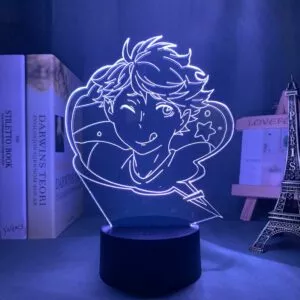 luminaria haikyuu oikawa tooru anime led night light lampada para decoracao do Luminária My Hero Academia Boku No Hero Academy Anime 3d luz meu herói academia para decoração do quarto presente de aniversário mangá gadget meu herói academia katsuki bakugo 3d lâmpada