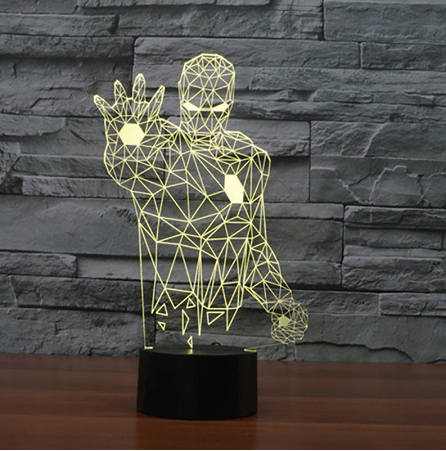 Luminária Homem de Ferro Iron Man #02 26cm