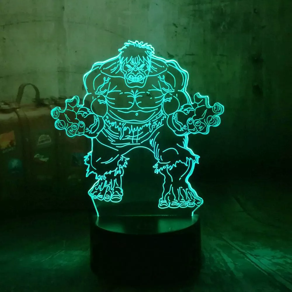Luminária Hulk Marvel 26cm