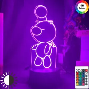 luminaria jogo final fantasy moogle figura led night light lampada para criancas Luminária Luz da noite 3d anime lâmpada toge inuaki luz jujutsu kaisen conduziu a luz da noite para o presente de aniversário