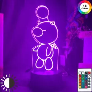 luminaria jogo final fantasy moogle figura led night light lampada para criancas Luminária One Piece 3d luz da noite macaco d luffy figura usb alimentado por bateria nightlight para crianças criança quarto decoração led night light uma peça presente