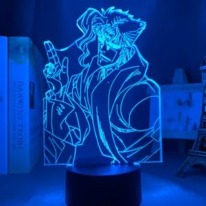 luminaria jojos bizarre adventure noriaki kakyoin 3d luz anime para decoracao do Suporte Anel Dedo Para Celular Cerâmica Strong