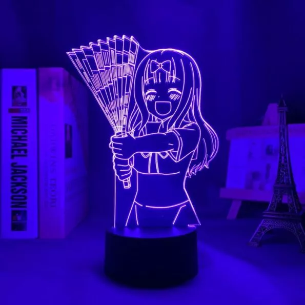 luminaria-kaguya-sama-love-is-war-chika-fujiwara-led-night-light-para-casa