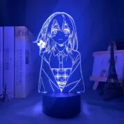 Luminária Kanojo okarishimasu sumi sakurasawa led night light para quarto decoração presente nightlight anime waifu 3d lâmpada sumi alugar uma namorada