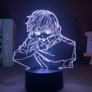 luminaria luz da noite 3d anime lampada toge inuaki luz jujutsu kaisen conduziu a Caneca Copo crânio mason jar 500 ml design criativo caneca de cerveja de vidro com uma palha e tampa como casa bar festa decoração para beber epacket