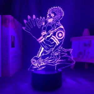 luminaria luz da noite do diodo emissor de luz da noite para o presente de Luminária Luz da noite do diodo emissor de luz da noite para o presente de aniversário jjujutsu kaisen nightlight ryomen sukuna lâmpada