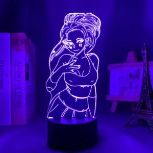 luminaria my hero academia boku no hero academia anime 3d lampada anime meu heroi Luminária Anime konosuba aqua led night light aqua lâmpada para decoração do quarto presente de aniversário novel konosuba luz gadget transporte da gota