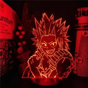 luminaria my hero academia boku no hero academia kirishima eijiro anime luzes meu Luminária Bleach grimmjow 3d led luzes da noite anime lâmpada ilusão de iluminação lampara para para decoração casa presente natal