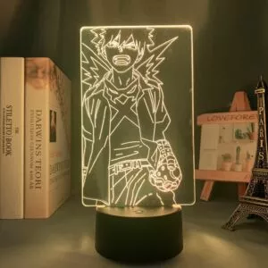 luminaria my hero academia boku no hero academy anime 3d luz meu heroi academia para Luminária Saki yoshida conduziu a luz da noite para o quarto decoração presente nightlight anime lâmpada de mesa 3d saki yoshida