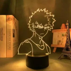 luminaria my hero academia boku no hero academy anime conduziu a luz meu heroi Luminária Elfen Lied Acrílico led night light lâmpada anime elfen mentiu lucy nyu figura lâmpada de mesa 3d para crianças quarto criança decorativa nightlight manga presente