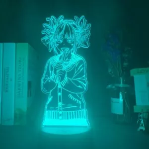 luminaria my hero academia boku no hero academy luz conduzida da noite meu heroi Luminária Saki yoshida conduziu a luz da noite para o quarto decoração presente nightlight anime lâmpada de mesa 3d saki yoshida