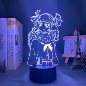 luminaria my hero academia boku no hero academy meu heroi academia himiko toga led Luminária Saki yoshida conduziu a luz da noite para o quarto decoração presente nightlight anime lâmpada de mesa 3d saki yoshida