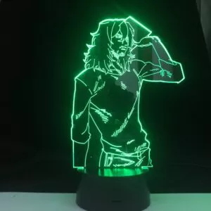 luminaria my hero academia shota aizawa led anime lampada meu heroi academia 3d led Luminária Shinobu kocho led anime lâmpada demon slayer kimetsu no yaiba cores mudança de controle remoto led night light decoração casa presente