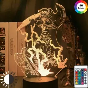 luminaria one piece led 3d luz noturna do anime japones trafalgar d. luz noturna da Luminária Anime led night light berserk tripas para quarto deco presente colorido nightlight manga 3d lâmpada berserk tripas