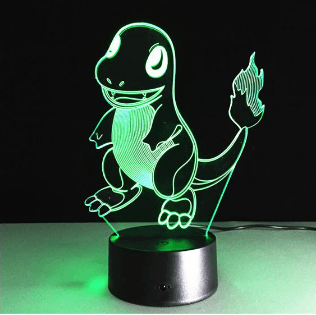 Luminária Pokémon Charmander 26cm