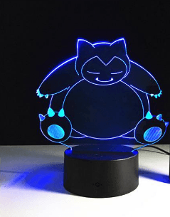 luminaria pokemon snorlax 26cm Luminária Bob Esponja Patrick 26cm