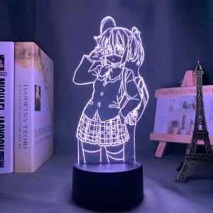 luminaria rikka takanashi led night light para o quarto decoracao nightlight Luminária Attack on Titan Shingeki no Kyojin Anime 3d ataque de luz em titã lâmpada mesa para o quarto decoração presente aniversário manga ataque em titã led night light lâmpada