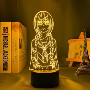 luminaria saki yoshida conduziu a luz da noite para o quarto decoracao presente 1 Luminária Attack On Titan Levi ackerman acrílico 3d lâmpada ataque em titã para casa decoração do quarto luz presente da criança levi ackerman led night light anime