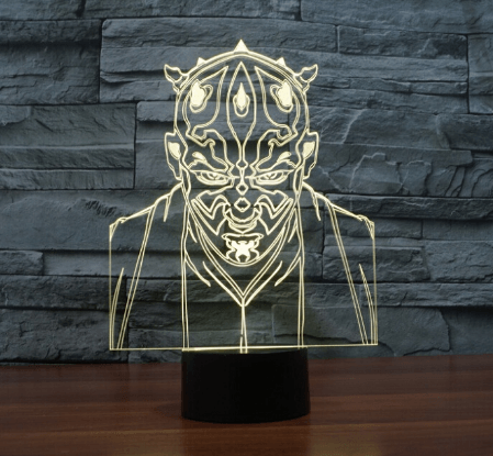 Luminária Star Wars Darth Maul 26cm