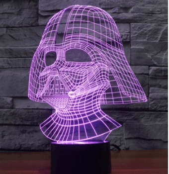 luminaria star wars darth vader 02 26cm Luminária Arma Fortnite 26cm