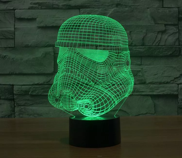 luminaria star wars stormtrooper 26cm Luminária Arma Fortnite 26cm