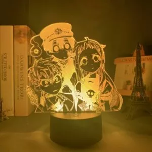 luminaria toilet bound hanako kun anime manga wc ligado hanako kun led night light Luminária Attack On Titan SHingeki no Kyojin Luz conduzida da noite anime ataque no titan mikasa ackerman lâmpada para decoração do quarto luz legal presente de aniversário lâmpada mesa cabeceira bateria