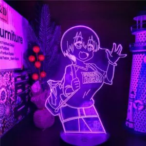 luminaria uzaki chan wants to hang out lampada de anime led uzaki chan mudanca de Luminária Attack on Titan anime shingeki kyojin 3d lâmpada armin arlert luz para decoração do quarto crianças presente ataque em titan led night light armin arlert