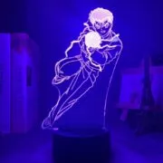 Luminária Yu yu hakusho yusuke urameshi conduziu a luz da noite para o quarto decoração presente colorido nightlight anime 3d lâmpada yu yu hakusho