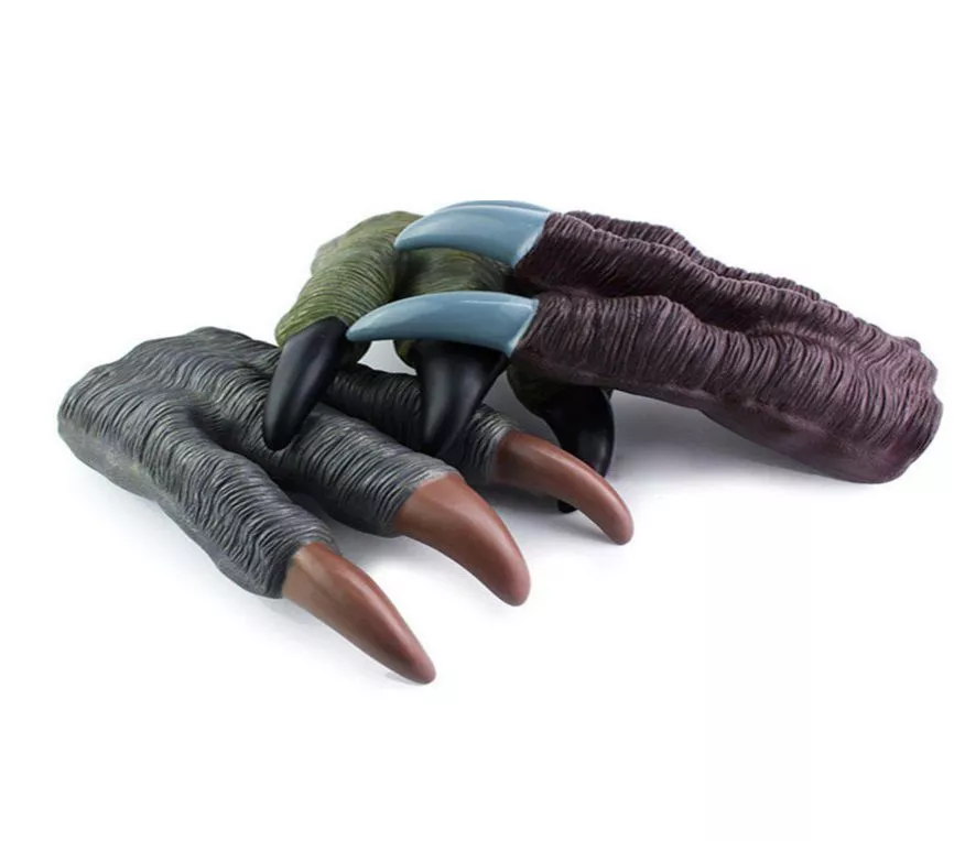 Luva Garras de Dinossauros Várias Cores
